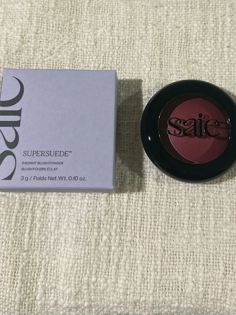 Saie- SuperSuede Radiant Talc-Free Baked Powder Blush